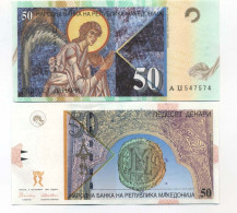 Billets De Banque Macedoine Pk N° 15 - 50 Denari - North Macedonia