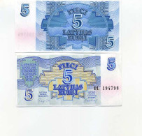Billet De Banque Collection Lettonie - PK N° 37 - 5 Rubli - Lettonia