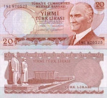 Billets Collection Turquie Pk N° 187 - 20 Lira - Turquie