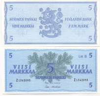 Finlande - Pk N° 106A - Billet De Banque De 5 Markka - Finlandia