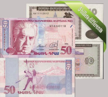 Armenie : Bel Ensemble De 5 Billets De Banque De Collection. - Armenië