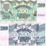 Billet De Banque Collection Lettonie - PK N° 41 - 200 Rubli - Letonia