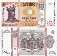 Billet De Banque Collection Moldavie - PK N° 26 - 200 LEI - Moldavië