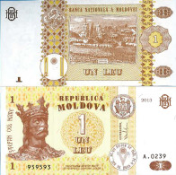 Billet De Banque Collection Moldavie - PK N° 21 - 1 LEI - Moldawien (Moldau)