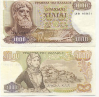 Billets Collection Grece Pk N° 198 - 1000 Drachmai - Griekenland