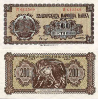 Billet De Banque Collection Bulgarie - PK N° 75 - 200 Leva - Bulgarie