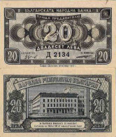 Billet De Banque Collection Bulgarie - PK N° 74 - 20 Leva - Bulgaria