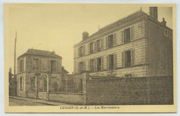 77 - Cesson, 2 Cpa Les Marronniers & Propriété Les Marronniers Prise De La Pelouse (lt7) - Cesson