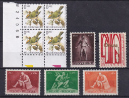 Timbres Belge Oiseaux Buzin Orval  Non Classés Neufs Sans Charniere ** - Autres & Non Classés