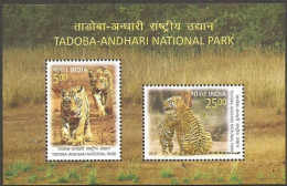 India Tadoba - Andhari National Park 2016 Miniature Sheet Mint Good Condition BACK SIDE ALSO (pms132) - Unused Stamps