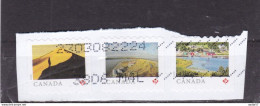 CANADA 2020 LANDSCAPES SELF ADHESIVE LABELS ON PIECE Used - Oblitérés
