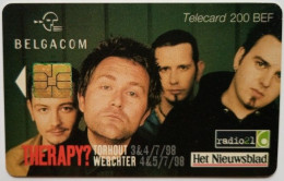 Belgium 200 BEF Chip Card - T/W Therapy ( Line With Rock ) - Con Chip