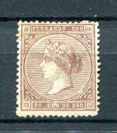 1868.FERNANDO POO.EDIFIL 1(*).NUEVO CON FIJASELLOS(MH).CATALOGO 1000€ - Fernando Poo
