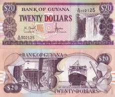 Billets De Banque Guyana Pk N° 24 - 20 Dollars - Guyana