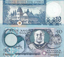 Billet De Banque Collection Tonga - PK N° 34 - 10 Pa'anga - Tonga