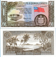 Billet De Banque Collection Samoa - Pk N° 15 - 5 Pounds - Samoa
