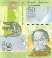 Billet De Banque Collection Venezuela - PK N° 92 - 50 Bolivares - Venezuela