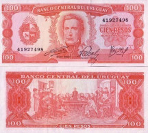 Billet De Collection Uruguay Pk N° 47 - 100 Pesos - Uruguay