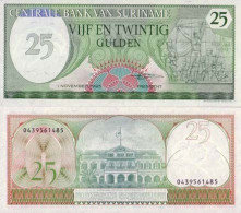 Billet De Banque SURINAM Pk N° 127 - 25 Gulden - Surinam