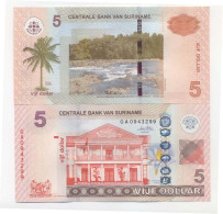 Billets Collection Surinam Pk N° 162 - 5 Dollars - Surinam