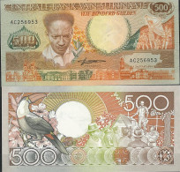 Billet De Banque Surinam Pk N° 135 - De 500 Gulden - Suriname