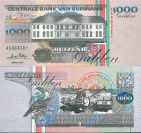 Billet De Banque Surinam Pk N° 141B - De 1000 Gulden - Suriname