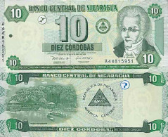 Billet De Banque Collection Nicaragua - PK N° 191 - 10 Cordobas - Nicaragua