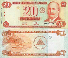 Billet De Banque Collection Nicaragua - PK N° 197 - 20 Cordobas - Nicaragua