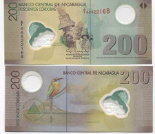 Billet De Collection Nicaragua Pk N° 205 - 200 Cordobas - Nicaragua