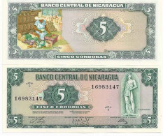 Nicaragua - Pk N° 122 - Billet De Banque De 5 Cordobas - Nicaragua