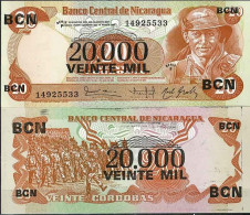 Nicaragua - Pk N° 147 - Billet De Banque De 20000 Sur 20 Cordobas - Nicaragua