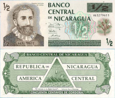 Billet De Banque Collection Nicaragua - PK N° 171 - 1/2 Cordoba - Nicaragua