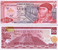 Billet De Collection Mexique Pk N° 64 - 20 Pesos - Mexique