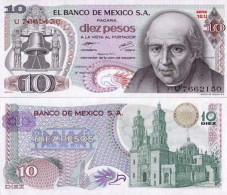 Billets Banque Mexique Pk N° 63 - 10 Pesos - Mexico