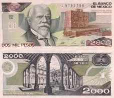 Billets Banque Mexique Pk N° 86 - 2000 Pesos - Mexico