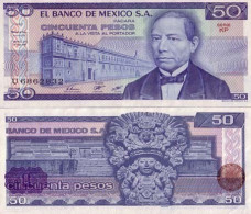 Billets Collection Mexique Pk N° 73 - 50 Pesos - Mexiko