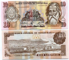 Billets De Banque Honduras Pk N° 82 - 10 Lempira - Honduras