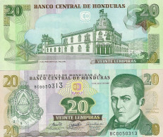 Billets De Banque Honduras Pk N° 93 - 20 Lempirass - Honduras