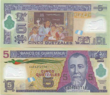 Billet De Banque Collection Guatemala - PK N° 122 - 5 Quetzal - Guatemala