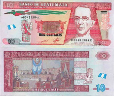 Billet De Banque Collection Guatemala - PK N° 123 - 10 Quetzal - Guatemala