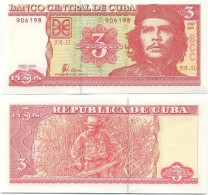 Billet De Banque Cuba Pk N° 127 - 3 Pesos - Cuba