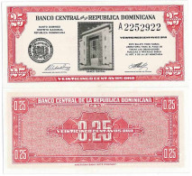 Billet De Collection Dominicaine Repu. Pk N° 87 - 0,25 Centavos - Dominicana