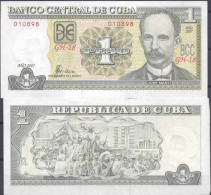 Billets Collection Cuba Pk N° 128 - 1 Peso - Cuba