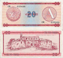 Billet De Banque Collection Cuba - PK N° 5FX - 20 Pesos - Cuba