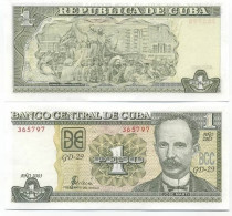 Billets De Banque Cuba Pk N° 121 - 1 Peso - Cuba
