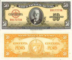 Billet De Banque Collection Cuba - PK N° 81 - 50 Pesos - Cuba