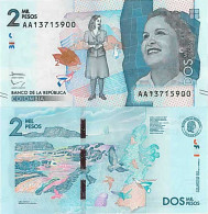 Billet De Banque Collection Colombie - PK N° 458 - 2 000 Pesos - Kolumbien
