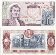 Billets De Banque Colombie Pk N° 407 - 10 Pesos - Colombie