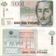 Billet De Banque Colombie Pk N° 451 - 2000 Pesos - Kolumbien