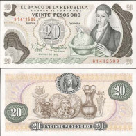 Billets Banque Colombie Pk N° 409 - 20 Pesos - Kolumbien